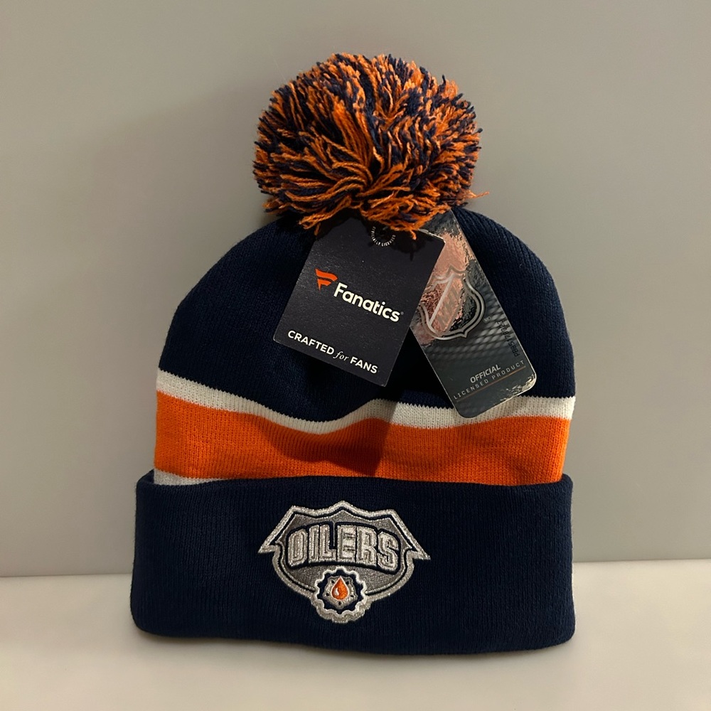 New Edmonton Oilers Reverse Retro Fanatics Toque NWT